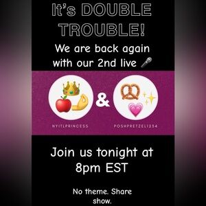 DOUBLE TROUBLE PARTY INVITE